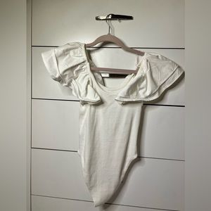 Zara Puffer Sleeve Bodysuit.